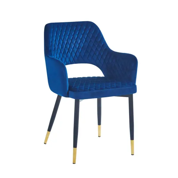 Krzesło tapicerowane niebieskie K3-FX
